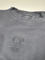 C.P. Company 989 Men's Turtle Neck 194A Sweatshirt in Black Sand / 995 - Image 2