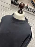 C.P. Company 989 Men's Turtle Neck 194A Sweatshirt in Black Sand / 995 - Image 7