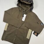 CP Company 161A Diagonal Fleece Hooded full zip Sweatshirt in Green  • XS  / P2P 19.5”