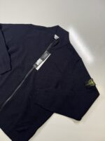 STONE ISLAND S00A1 Stretch RWS wool cardigan sweater in navy   -  XXL / P2P 24.5” - Image 2