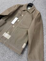 CP Company 258A TOOB Cotton reflective Jacket in Khaki - Image 4