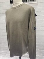 C.P. Company 236A Re-Wool knitwear Crew Neck sweater in Walnut    -  Size 58 / 4XL / P2P 25” - Image 5