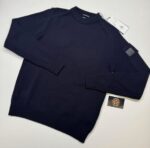 CP company 018A Metropolis Lambswool Jumper in  Navy / 888