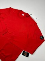 CP company 026A crew knit in sea island cotton - Red   - XXL./ 54 / P2P 24” - Image 2
