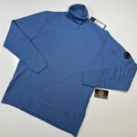 C.P. Company 237A Turtleneck Re-Wool pull over in Blue -    Size 54 / XXL / P2P 23”