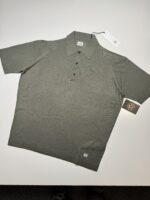 CP company 170A Lisle thread cotton polo shirt in Green / 627