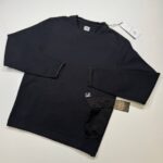 CP Company 317A Diagonal Fleece Sweatshirt in Black  •