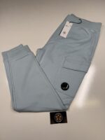 CP COMPANY 017A DIAGONAL RAISED FLEECE JOGGING PANTS IN  SKY BLUE / 806