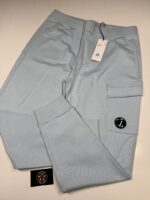 CP COMPANY 017A DIAGONAL RAISED FLEECE JOGGING PANTS IN  SKY BLUE / 806 - Image 3