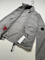 CP COMPANY 012A Chrome R Bomber Jacket in Grey - Image 5