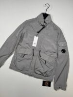CP COMPANY 012A Chrome R Bomber Jacket in Grey