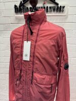 CP COMPANY 012A Chrome R Bomber Jacket in Red Bud - Image 2