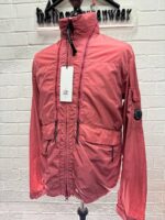CP COMPANY 012A Chrome R Bomber Jacket in Red Bud - Image 3
