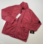 CP COMPANY 012A Chrome R Bomber Jacket in Red Bud