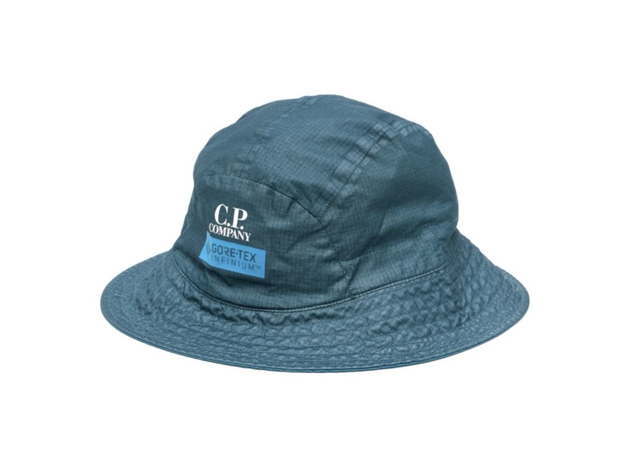 screenshot-15 C.P. Company Mens Goretex infinium Reversible Bucket Hat in Ink Blue - Reversible - Image 1