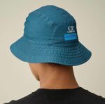 C.P. Company Mens Goretex infinium Reversible Bucket Hat in Ink Blue   - Reversible - Image 3