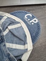 CP COMPANY BASEBALL CAP IN BLU DENIM CHAMBRAY - Image 6