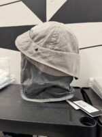 C.P. Company 001A Mens Nylon -B jungle Bucket Hat in Drizzle grey - Image 7