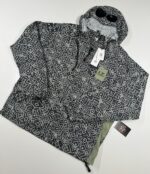 CP Company 278A Inca Print Short Goggle Jacket in Dk Green
