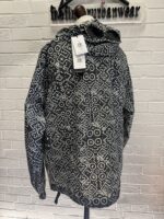 CP Company 278A Inca Print Short Goggle Jacket in Dk Green - Image 12