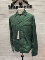 C.P. COMPANY 106A Chrome-R Overshirt in Green  / 649 - Image 3