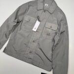 C.P. COMPANY 106A Chrome-R Overshirt in silver grey