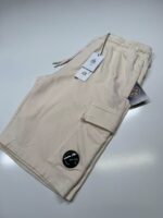 CP Company Light Fleece Bermuda Shorts in pistachio    -    Large  / w34” - Image 2