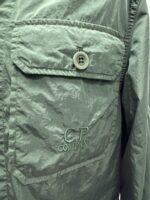 C.P. COMPANY 106A Chrome-R Overshirt in Green  / 649 - Image 5