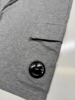 CP Company Light Fleece Cargo Lens Shorts. Lt grey / M93 - Image 5