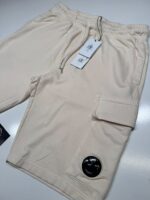CP Company Light Fleece Bermuda Shorts in pistachio    -    Large  / w34” - Image 3
