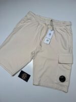 CP Company Light Fleece Bermuda Shorts in pistachio    -    Large  / w34”