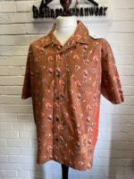 C.P. Company sponged print cotton shirt -  Orange - Image 5