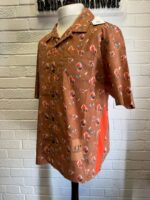 C.P. Company sponged print cotton shirt -  Orange - Image 6