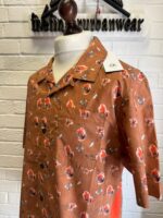 C.P. Company sponged print cotton shirt -  Orange - Image 8