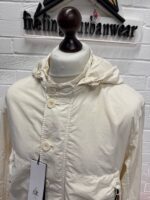 CP COMPANY 018A FLATT NYLON GOGGLE OVERSHIRT IN PISTACHIO - Image 5