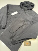 CP COMPANY 018A FLATT NYLON GOGGLE OVERSHIRT IN BLACK - Image 6