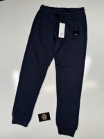 CP COMPANY 161A JOGGING PANT IN LIGHT  FLEECE - NAVY / 888 - Image 3