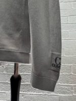 CP Company 117A Light Terry Knitted crew neck  pullover in grey  -Colour code - 913 / Drizzle grey - Image 3