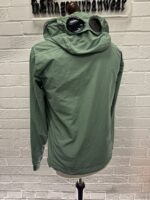 CP COMPANY 018A FLATT NYLON GOGGLE OVERSHIRT IN GREEN - XS  / P2P 20”. - Image 7