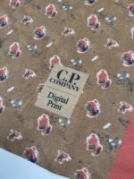 C.P. Company 283A sponged print cotton tacting polo shirt  - Pastry Shell Orange - Image 2