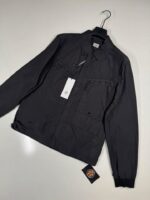 C.P. Company 108A Flatt Nylon Overshirt in Black - Small / P2P 21”