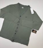 CP company 260A open sweatshirt  in 30/1 sponge fleece - Argave Green   -   Large.  / 24” p2p