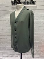 CP company 260A open sweatshirt  in 30/1 sponge fleece - Argave Green   -   Large.  / 24” p2p - Image 4