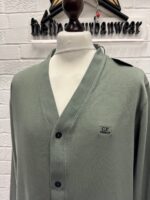CP company 260A open sweatshirt  in 30/1 sponge fleece - Argave Green   -   Large.  / 24” p2p - Image 2