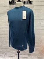 CP company 167A cotton crew knit in Ink blue - Image 4