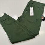 CP COMPANY 100B JOGGING PANT IN COTTON DIAGONAL FLEECE -