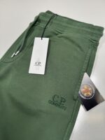 CP COMPANY 100B JOGGING PANT IN COTTON DIAGONAL FLEECE -DUCK GREEN / 649 - Image 2