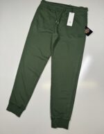 CP COMPANY 100B JOGGING PANT IN COTTON DIAGONAL FLEECE -DUCK GREEN / 649 - Image 3