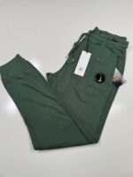 CP COMPANY 161A JOGGING PANT IN LIGHT  FLEECE - DUCK GREEN / 649