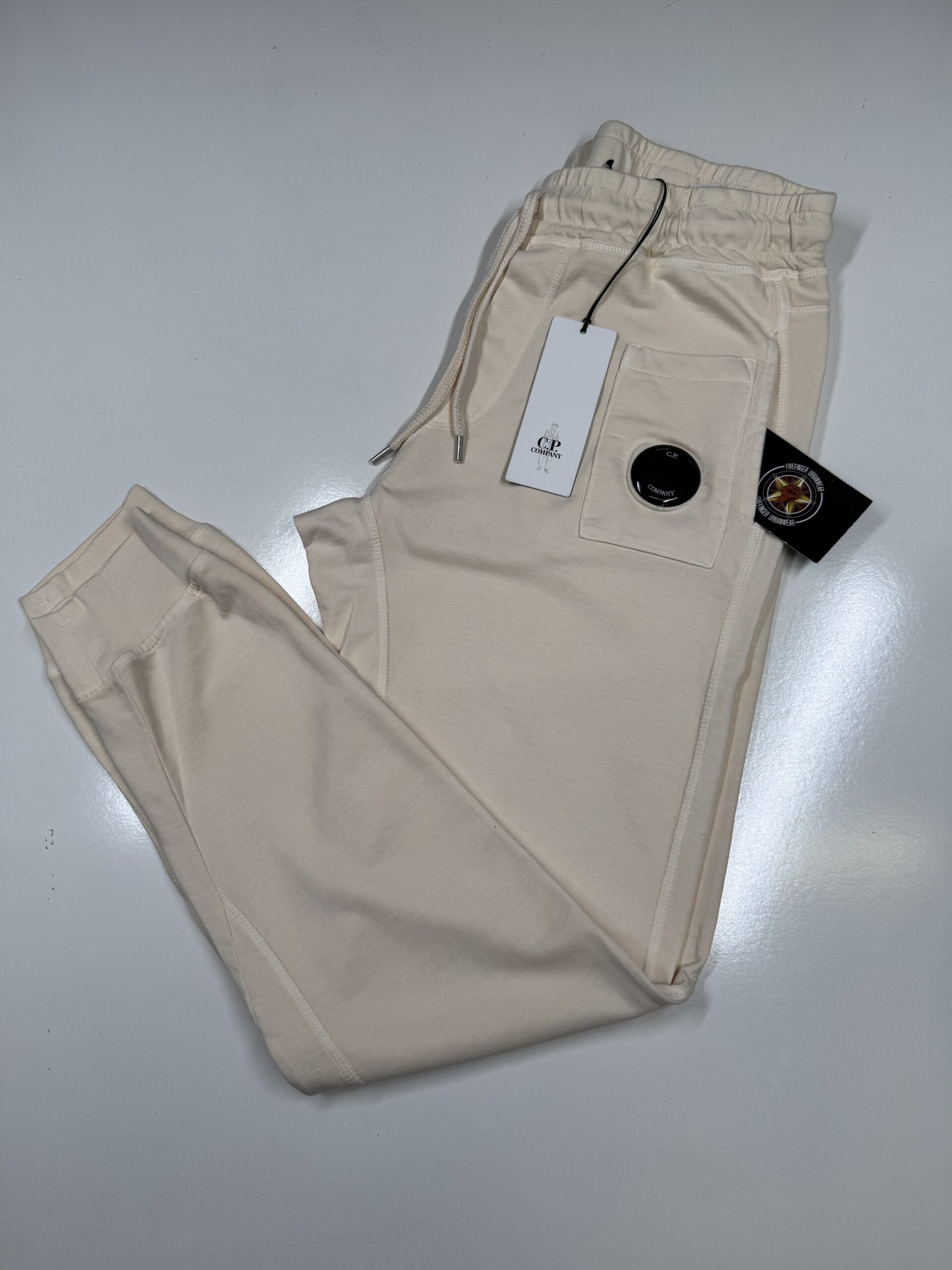 img_2234-3 CP COMPANY 161A JOGGING PANT IN LIGHT FLEECE - PISTACHIO/ 402 - Image 1